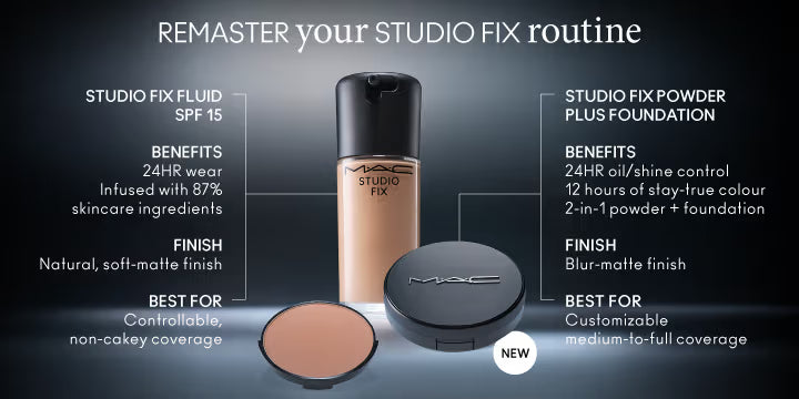 MAC Studio Fix Compact Plus Foundation with FREE Rhode Peptide Lip Tint